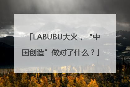 LABUBU大火，“中国创造”做对了什么？